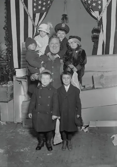 Framed Print : Officer Eugene Cahill at Police Xmas, between c1915 and c1920. Creator: Bain News Service Framed Print : Officer Eugene Cahill at Police Xmas, between c1915 and c1920. Creator: Bain News Service