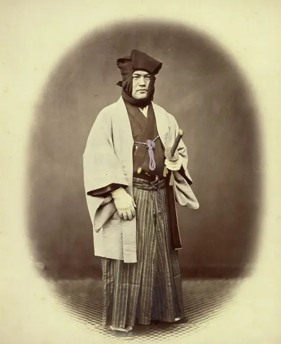 Framed Print : Officer in Winter Dress, 1866-1867. Creator: Felice Beato Framed Print : Officer in Winter Dress, 1866-1867. Creator: Felice Beato