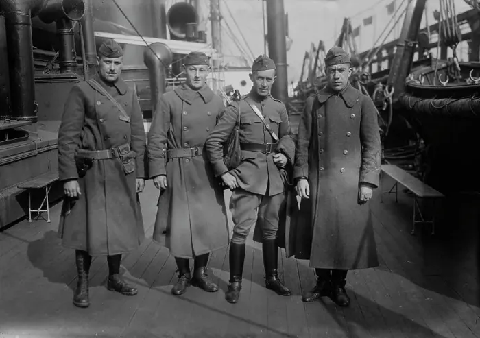 Framed Print : Officers, 130th Fld. Art. 24 April 1919. Creator: Bain News Service Framed Print : Officers, 130th Fld. Art. 24 April 1919. Creator: Bain News Service