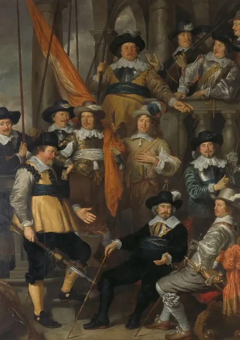 Framed Print : Officers and Other Civic Guardsmen of District XVIII in Amsterdam, under the Command of Captain Albe Creator: Govaert Flinck Framed Print : Officers and Other Civic Guardsmen of District XVIII in Amsterdam, under the Command of Captain Albe Creator: Govaert Flinck
