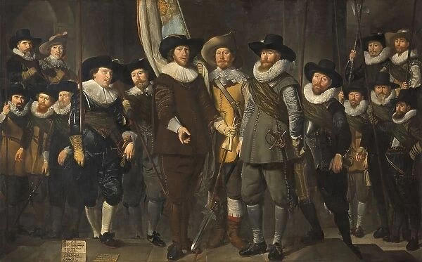 Officers and Other Civic Guardsmen of the IIIrd District of Amsterdam, under the Command of Captain Creator: Thomas de Keyser