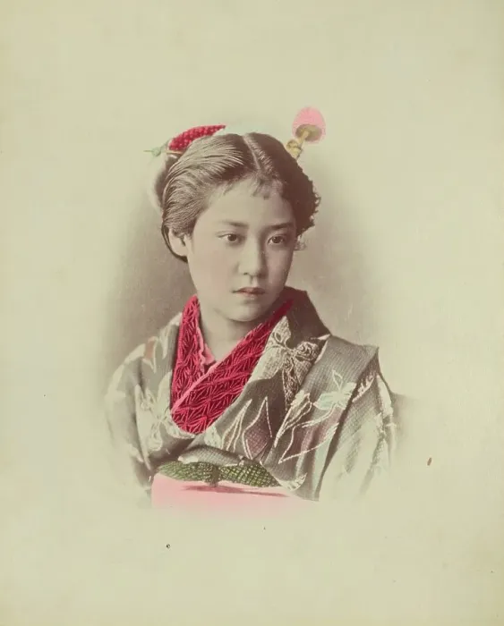 Framed Print : Officer's Daughter, 1870s-1890s. Creator: Baron Raimund von Stillfried Framed Print : Officer's Daughter, 1870s-1890s. Creator: Baron Raimund von Stillfried