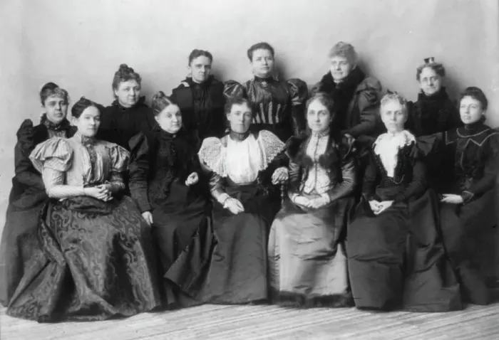 Framed Print : Officers of the Mothers Congress, Feb. 7, 1897, Washington, D.C. Creator: Frances Benjamin Johnston Framed Print : Officers of the Mothers Congress, Feb. 7, 1897, Washington, D.C. Creator: Frances Benjamin Johnston