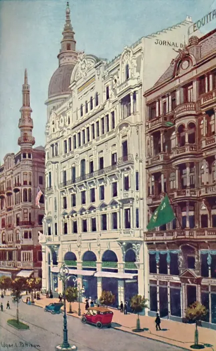Framed Print : Offices of the Jornal do Commercio, Avenida Rio Branco, 1914 Framed Print : Offices of the Jornal do Commercio, Avenida Rio Branco, 1914