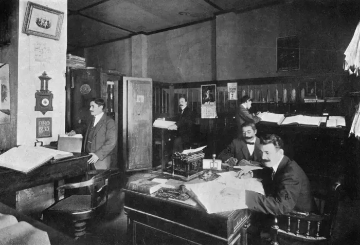 Framed Print : Offices of Perez and Sanjurio, importers and exporters, Asuncion, Paraguay, 1911 Framed Print : Offices of Perez and Sanjurio, importers and exporters, Asuncion, Paraguay, 1911