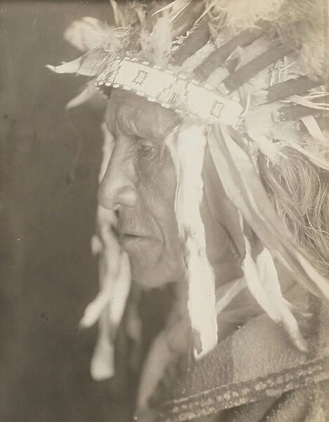 Ogalala Chief, 1905. Creator: Edward Sheriff Curtis