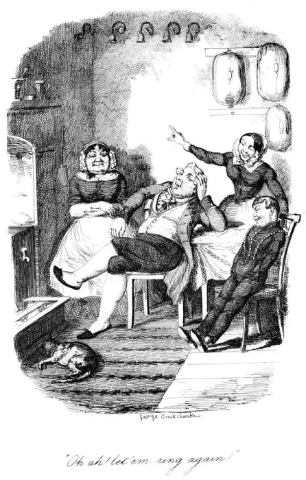 Framed Print : Oh ah! let em ring again!, c1840s. Artist: George Cruikshank Framed Print : Oh ah! let em ring again!, c1840s. Artist: George Cruikshank