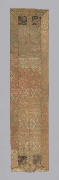 Framed Print : Ohi (Stole), Japan, late Edo period (1789-1868) / Meiji period (1868-1912), 19th century. Creator: Unknown Framed Print : Ohi (Stole), Japan, late Edo period (1789-1868) / Meiji period (1868-1912), 19th century. Creator: Unknown