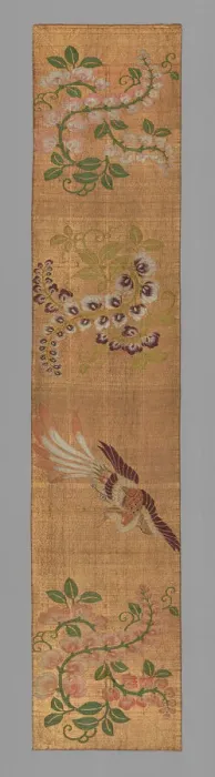 Framed Print : Ohi (Stole), Japan, late Edo period (1789-1868) / Meiji period (1868-1912), 19th century. Creator: Unknown Framed Print : Ohi (Stole), Japan, late Edo period (1789-1868) / Meiji period (1868-1912), 19th century. Creator: Unknown