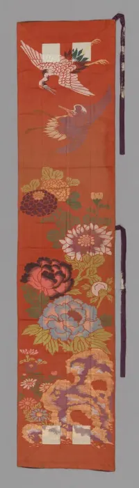 Framed Print : Ohi (Stole), Japan, Meiji period (1868-1912), 1875 / 1900. Creator: Unknown Framed Print : Ohi (Stole), Japan, Meiji period (1868-1912), 1875 / 1900. Creator: Unknown