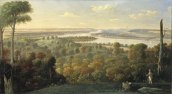 On the Ohio River, ca. 1840. Creator: Unknown