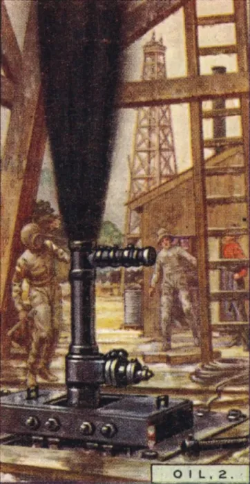 Framed Print : Oil, 2. - Controlling a Gusher, U. S. A. 1928 Framed Print : Oil, 2. - Controlling a Gusher, U. S. A. 1928