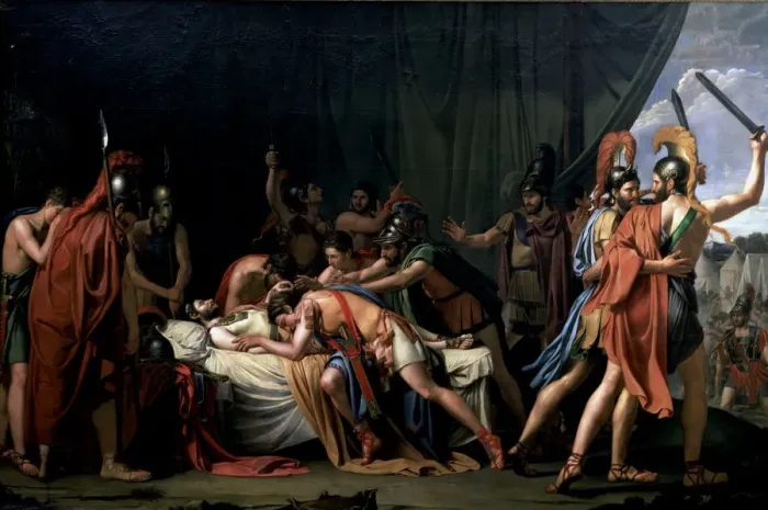 Framed Print : Oil representing The death of Viriato Framed Print : Oil representing The death of Viriato