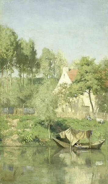 On the Oise, 1877. Creator: Coen Metzelaar