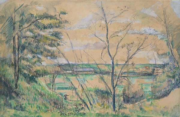 In the Oise Valley, 1878-80. Creator: Paul Cezanne