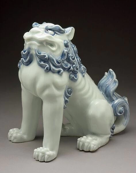 Okimono in the Form of a Chinese Lion, 19th century. Creator: Unknown