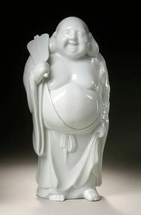 Framed Print : Okimono in the Form of Standing Hotei, 19th century. Creator: Unknown Framed Print : Okimono in the Form of Standing Hotei, 19th century. Creator: Unknown