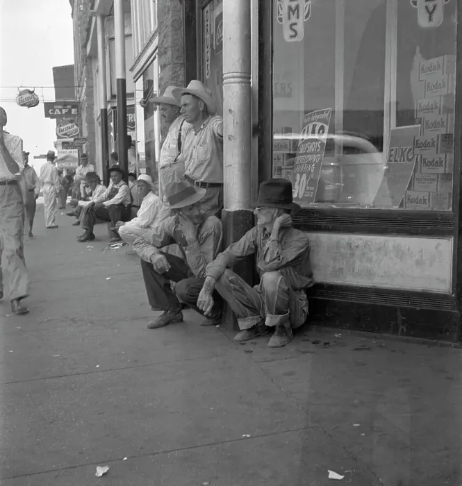 Framed Print : Oklahoma drought farmers, Sallisaw, Sequoyah County, Oklahoma, 1936. Creator: Dorothea Lange Framed Print : Oklahoma drought farmers, Sallisaw, Sequoyah County, Oklahoma, 1936. Creator: Dorothea Lange