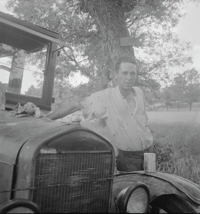 Framed Print : Oklahoma migrant, Texas. 1936. Creator: Dorothea Lange Framed Print : Oklahoma migrant, Texas. 1936. Creator: Dorothea Lange