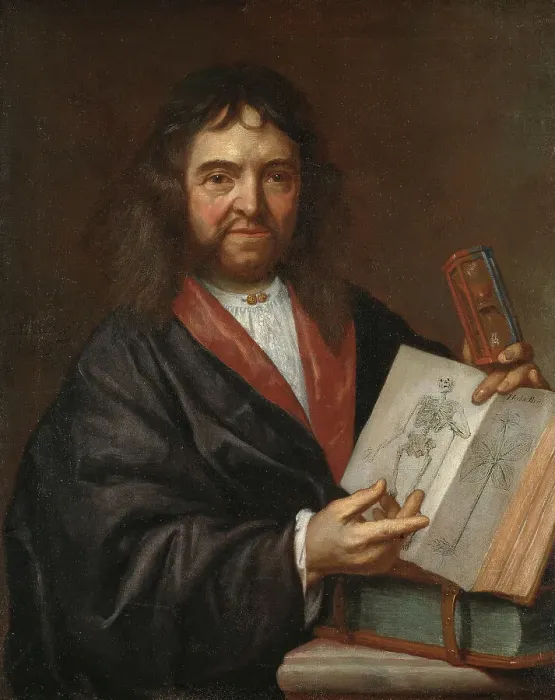 Framed Print : Olaus Rudbeck d.a. (1630-1702), 1687. Creator: Kaspar Kenckel Framed Print : Olaus Rudbeck d.a. (1630-1702), 1687. Creator: Kaspar Kenckel