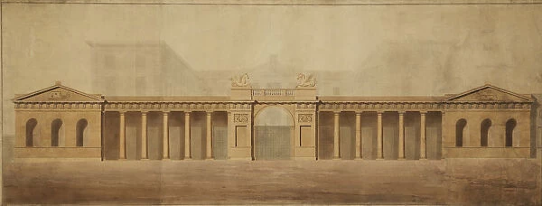 The Old Admiralty Screen, Late 18th cent Artist: Adam, Robert (1728-1792)