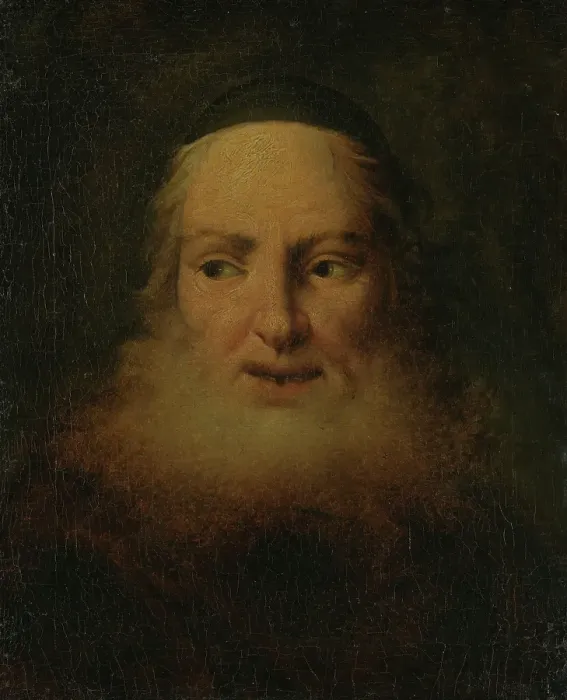 Framed Print : An old, bearded Man, probably 19th century. Creator: Unknown Framed Print : An old, bearded Man, probably 19th century. Creator: Unknown