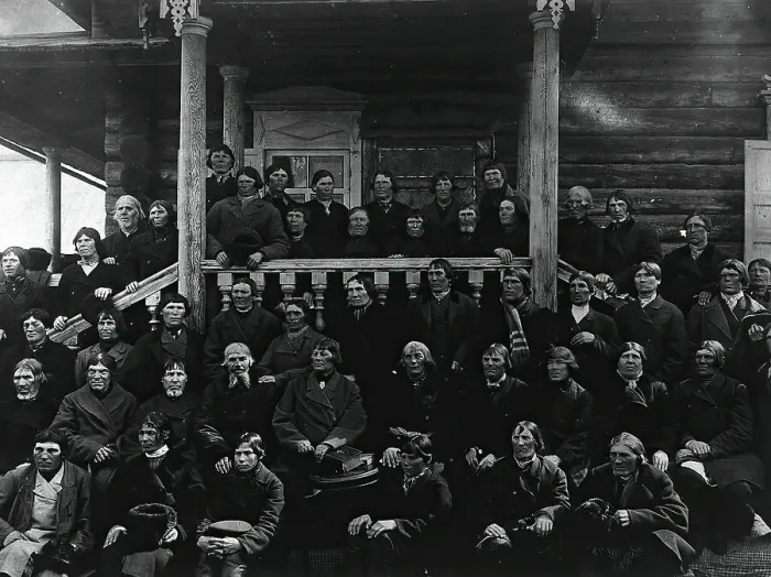 Framed Print : Old Believers, 1890. Creator: Unknown Framed Print : Old Believers, 1890. Creator: Unknown