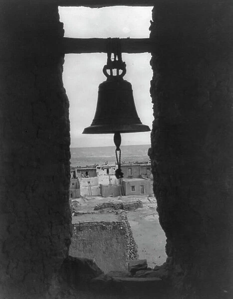 The old bell tower, c1905. Creator: Edward Sheriff Curtis