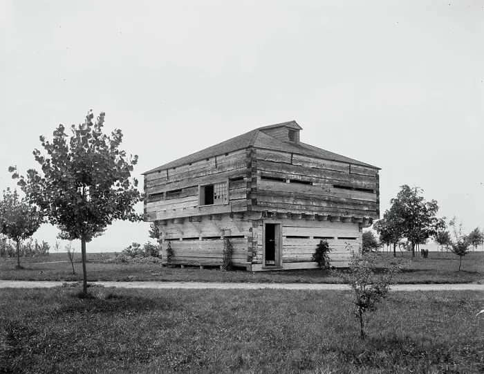 Framed Print : Old block-house, Bois Blanc Park, c1903. Creator: Unknown Framed Print : Old block-house, Bois Blanc Park, c1903. Creator: Unknown
