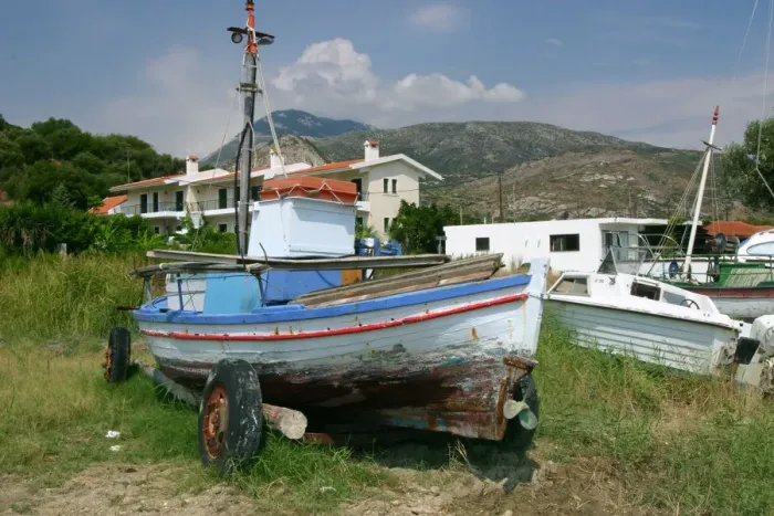 Framed Print : Old boat, Katelios, Kefalonia, Greece Framed Print : Old boat, Katelios, Kefalonia, Greece