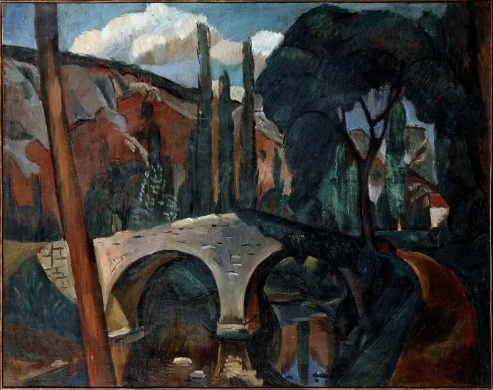 Framed Print : The Old Bridge, 1910. Creator: Andre Derain. The Old Bridge, 1910. Creator: Andre Derain Framed Print : The Old Bridge, 1910. Creator: Andre Derain. The Old Bridge, 1910. Creator: Andre Derain