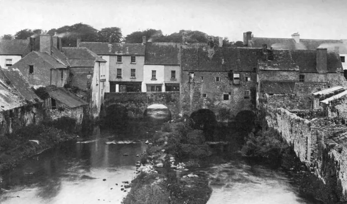 Framed Print : Old bridge, Birr, Offaly, Ireland, 1924-1926. Artist: W Lawrence Framed Print : Old bridge, Birr, Offaly, Ireland, 1924-1926. Artist: W Lawrence