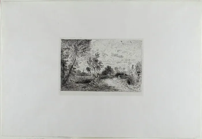 Framed Print : An Old Bridge at Salisbury, c. 1826. Creator: John Constable Framed Print : An Old Bridge at Salisbury, c. 1826. Creator: John Constable