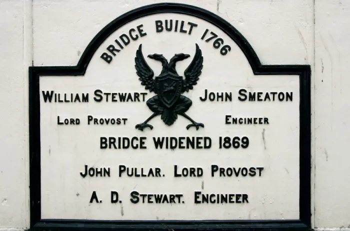 Framed Print : Old Bridge sign, Perth, Scotland Framed Print : Old Bridge sign, Perth, Scotland