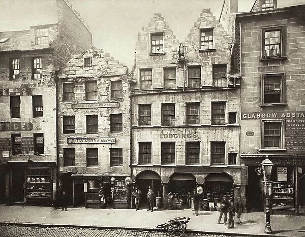 Old Buildings In High Street, Nos. 17-27 (#16), Printed 1900. Creator: Thomas Annan