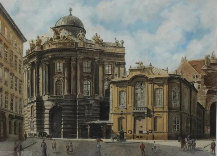 Framed Print : The old Burgtheater in Vienna Framed Print : The old Burgtheater in Vienna