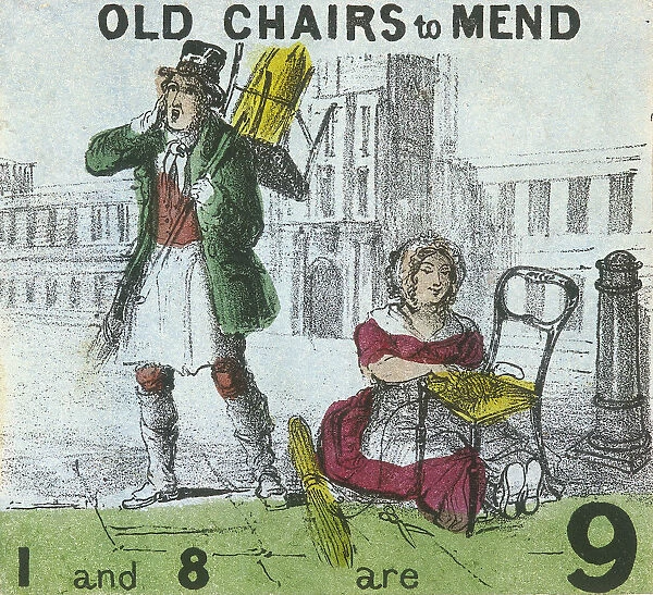 Old Chairs to Mend, Cries of London, c1840. Artist: TH Jones