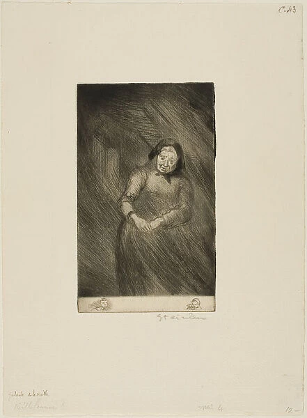 The Old Chatterer, 1902. Creator: Theophile Alexandre Steinlen