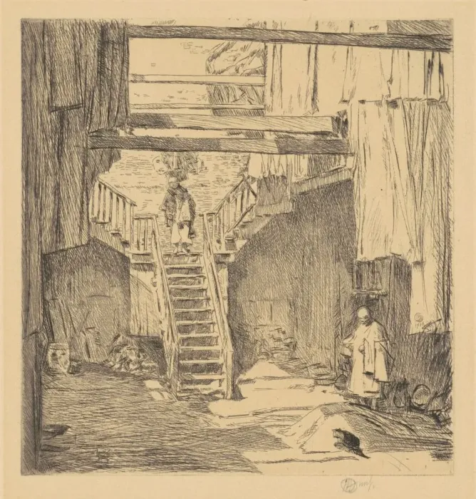 Framed Print : Old Chinatown, San Francisco, 1904. Creator: Frederick Childe Hassam Framed Print : Old Chinatown, San Francisco, 1904. Creator: Frederick Childe Hassam