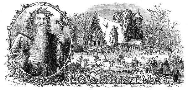 'Old Christmas', 1862. Creator: Unknown. 'Old Christmas', 1862. Creator: Unknown