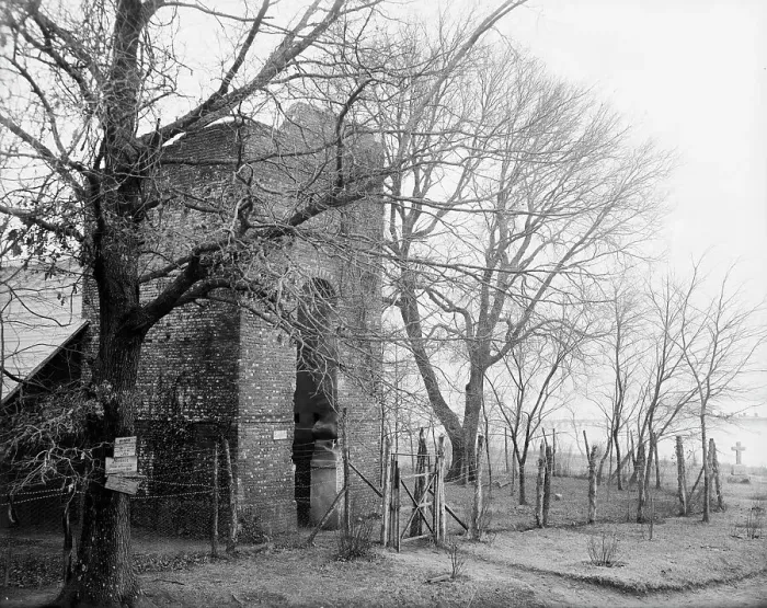 Framed Print : Old Church, Jamestown, Va. between 1900 and 1910. Creator: Unknown Framed Print : Old Church, Jamestown, Va. between 1900 and 1910. Creator: Unknown