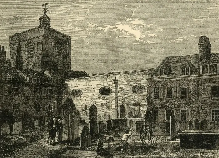 Framed Print : The Old Church of St. James, Clerkenwell, (c1872). Creator: Unknown Framed Print : The Old Church of St. James, Clerkenwell, (c1872). Creator: Unknown