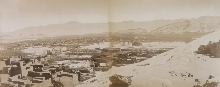 Framed Print : Old city of Kabul from Asmai, Afghanistan, c1880. Creator: John Burke Framed Print : Old city of Kabul from Asmai, Afghanistan, c1880. Creator: John Burke