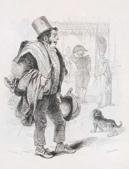 Framed Print : Old clothes, old military stripes from The Complete Works of Beranger, 1836 Framed Print : Old clothes, old military stripes from The Complete Works of Beranger, 1836