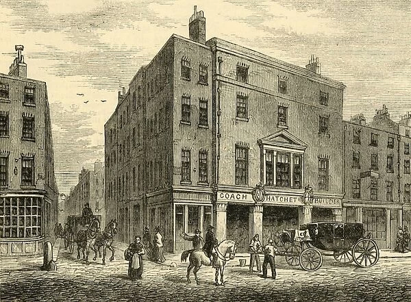 An Old Coachmakers Shop in Long Acre, (1881). Creator: Unknown