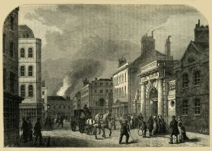 Framed Print : Old Cockspur Street, (1881). Creator: Unknown Framed Print : Old Cockspur Street, (1881). Creator: Unknown