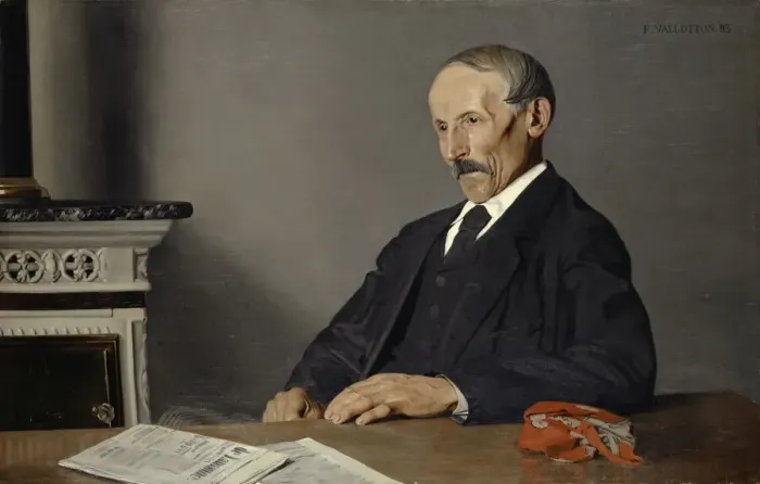 Framed Print : The Old Concierge, 1893. Creator: Vallotton, Felix Edouard (1865-1925) Framed Print : The Old Concierge, 1893. Creator: Vallotton, Felix Edouard (1865-1925)