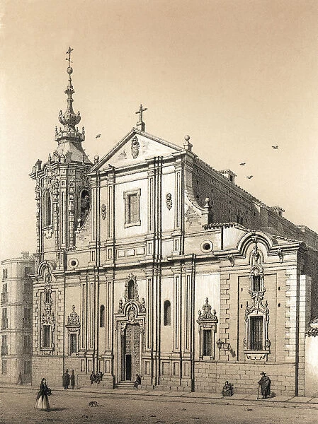 Old Convent of Montserrat in Madrid, work started in 1668 by Sebastian Herrera