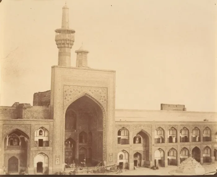 Framed Print : [Old Court of Imam Riza MESHED], 1840s-60s