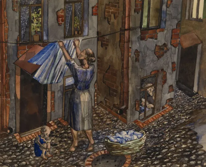 Framed Print : Old Courtyard, 1930. Artist: Evgrafov, Nikolay Ivanovich (1904-1941) Framed Print : Old Courtyard, 1930. Artist: Evgrafov, Nikolay Ivanovich (1904-1941)